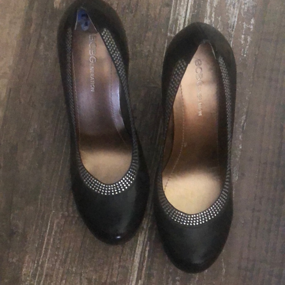 BCBG 7.5 Sparkly Heels